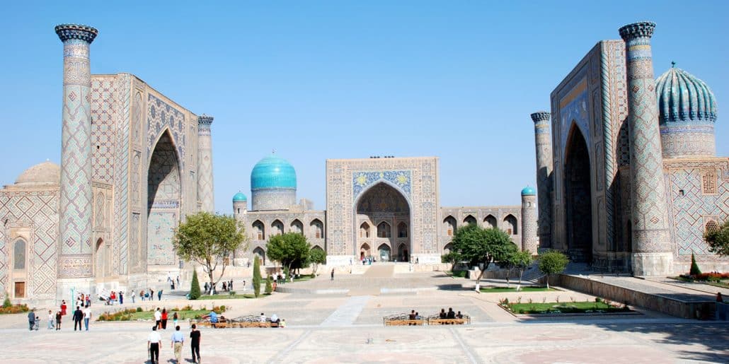 Registanpladsen i Samarkand