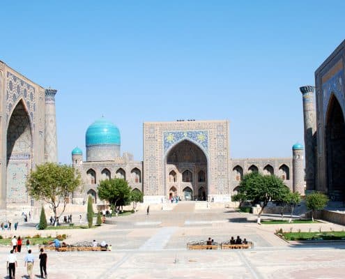 Registanpladsen i Samarkand