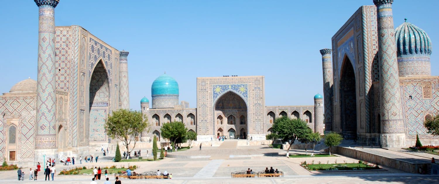 Registanpladsen i Samarkand
