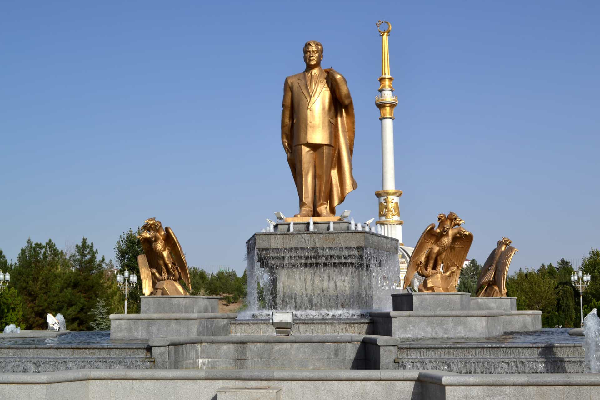Præsident Niyazov i Ashgabat Turkmenistan