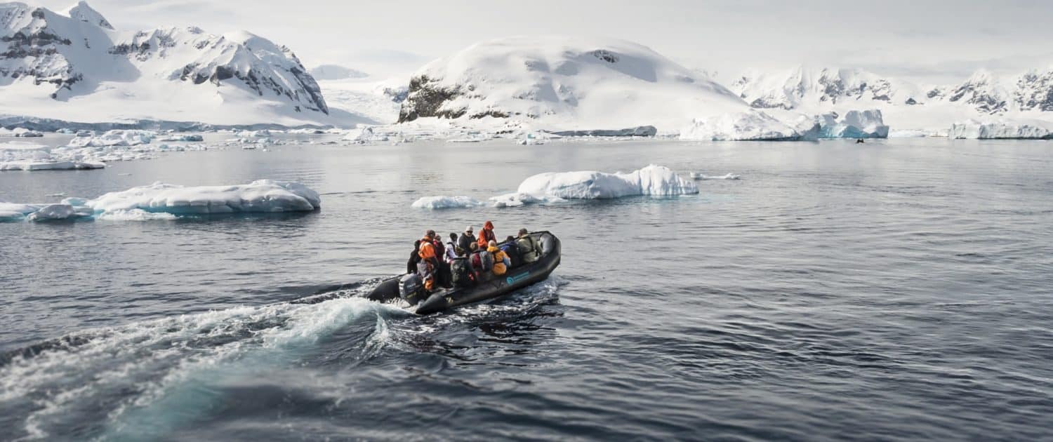 Den Antarktiske Halvø på rejser til antarktis