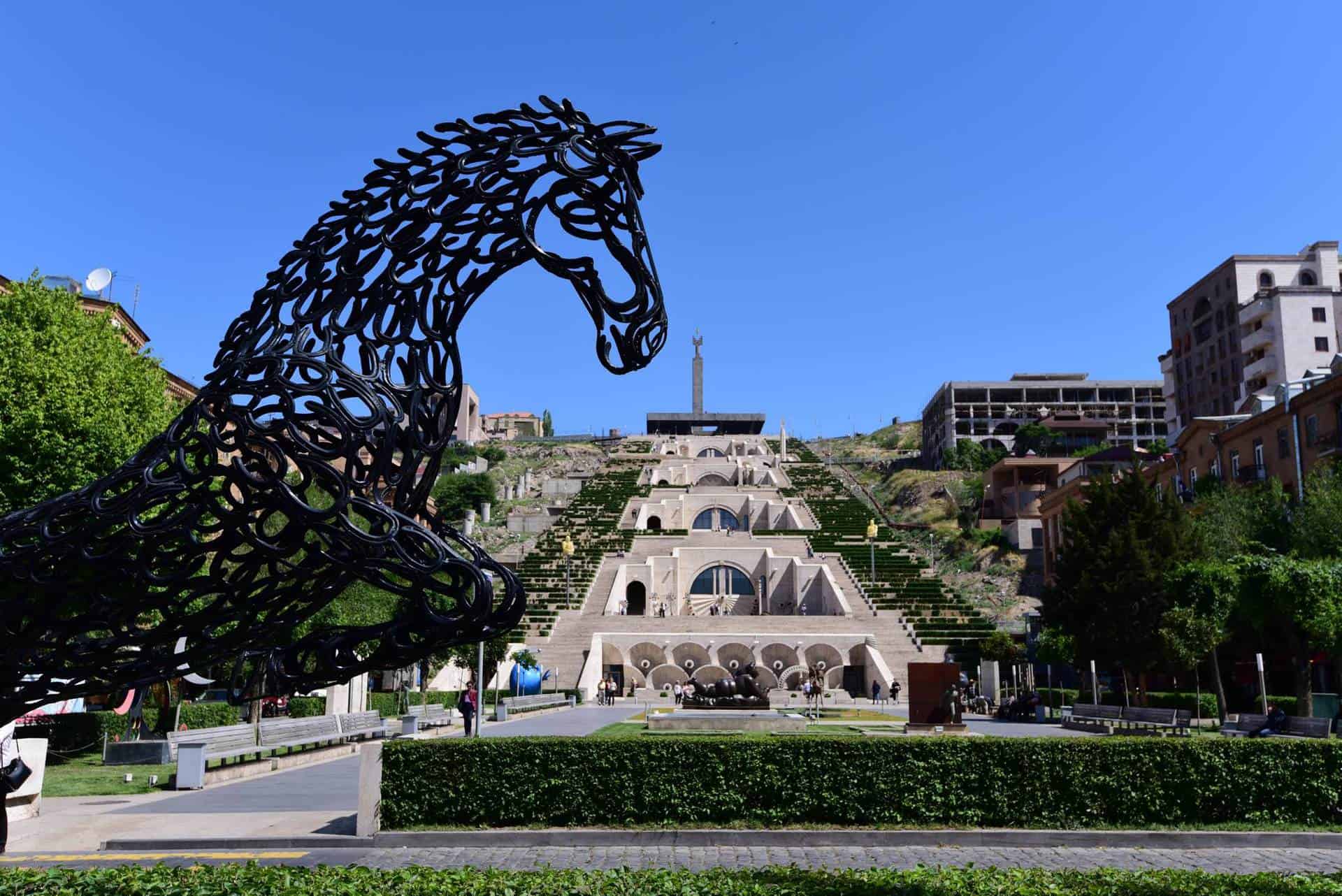 Cafesijans fantastiske galleri og skulpturpark i Yerevan