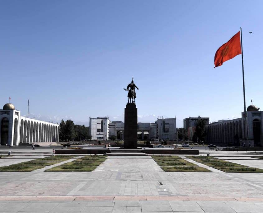 Bisjkek, hovedstaden i Kirgisistan