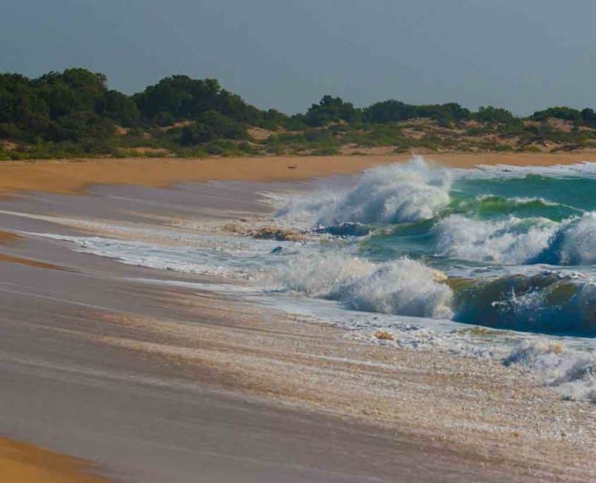 Strand på Sri Lanka