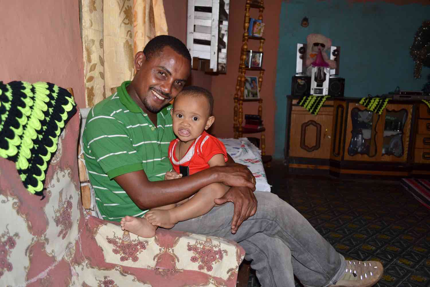 Andualem og søn i Etiopien