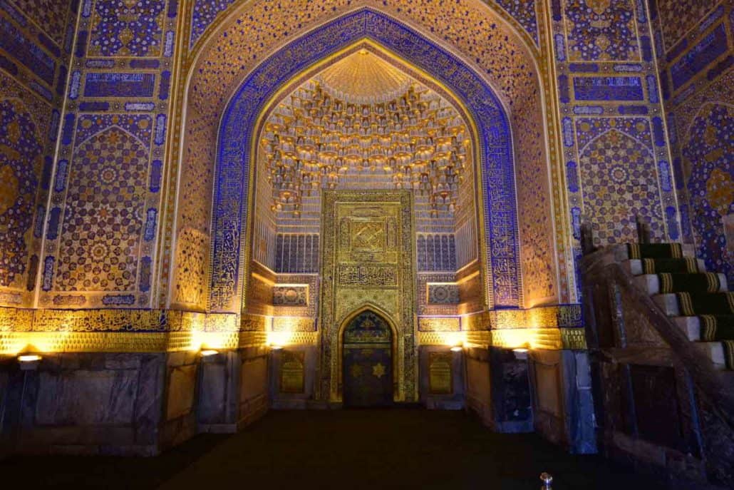 Moské i Samarkand i Uzbekistan