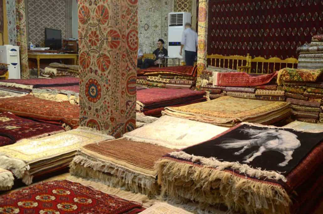 Tæpper i Bukhara
