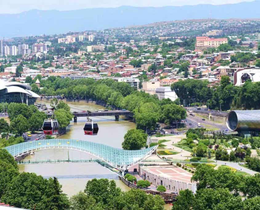 Tbilisi, hovedstaden i Georgien