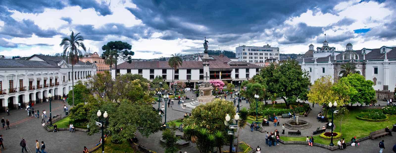 Quito independence square