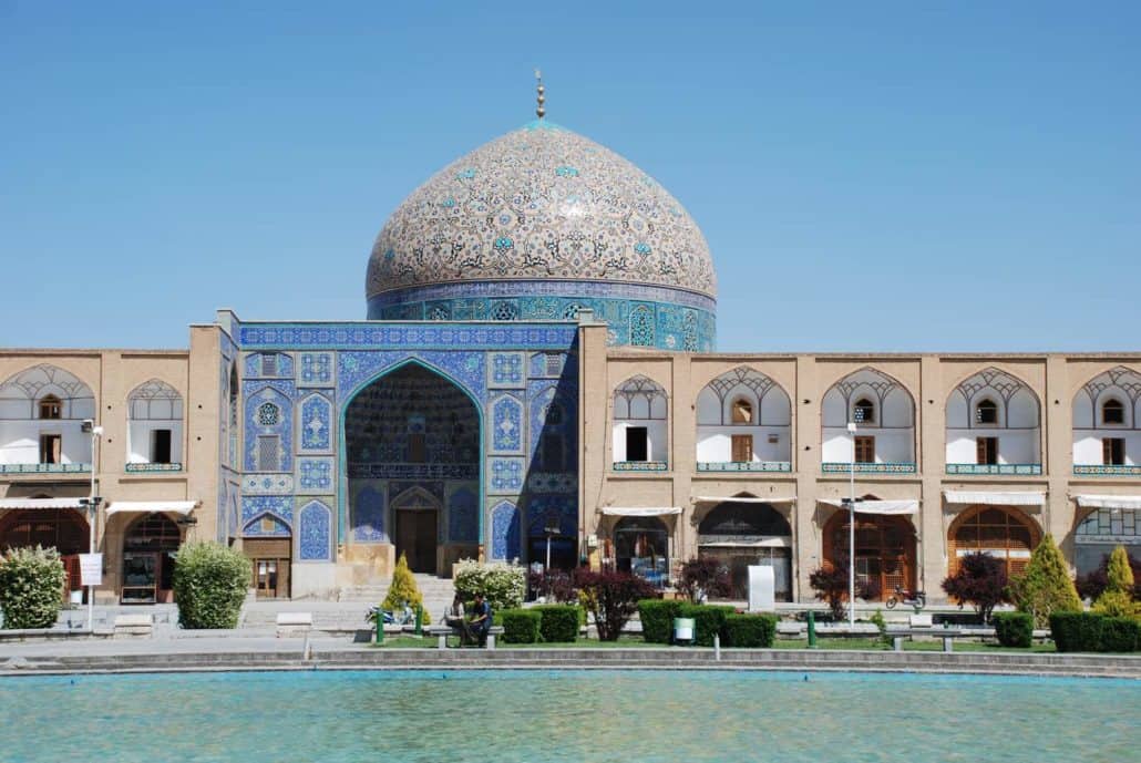 Shahmoské på Emam-pladsen i Isfahan