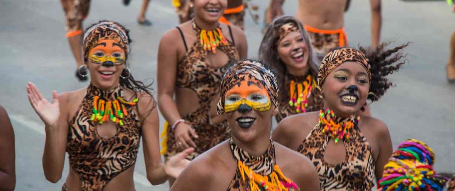 Optog til karneval i Colombia