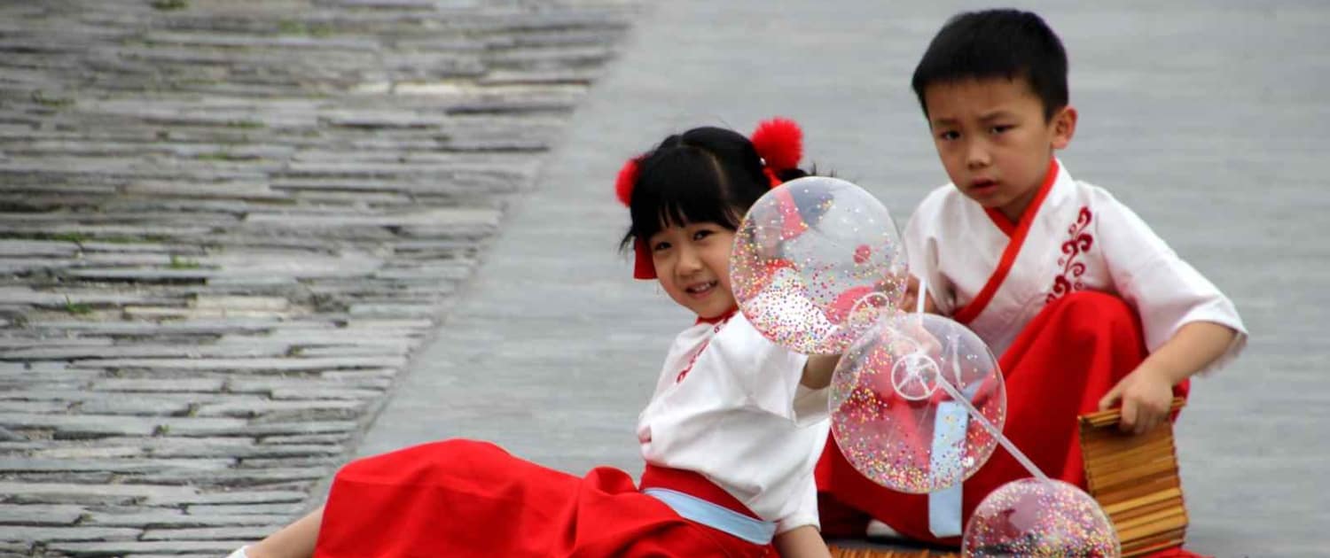 børn i Beijing på rejser til Kina med Panorama Travel