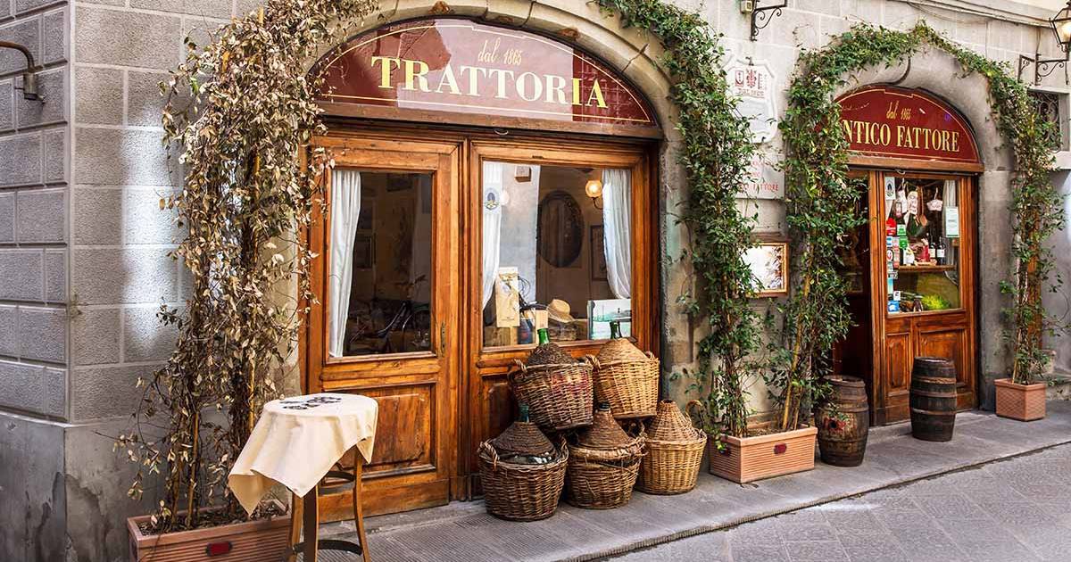 Traditional trattoria in Florence