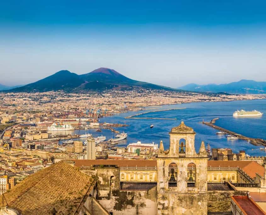 Napoli og Vesuv