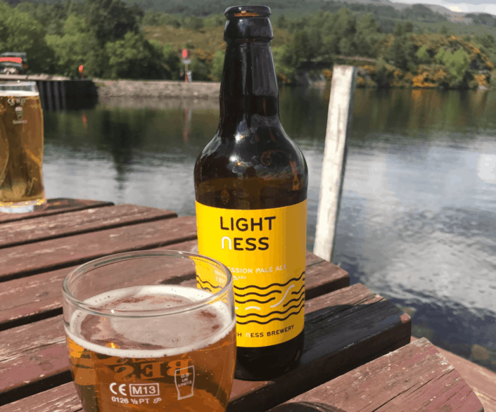 Øl ved Loch Ness