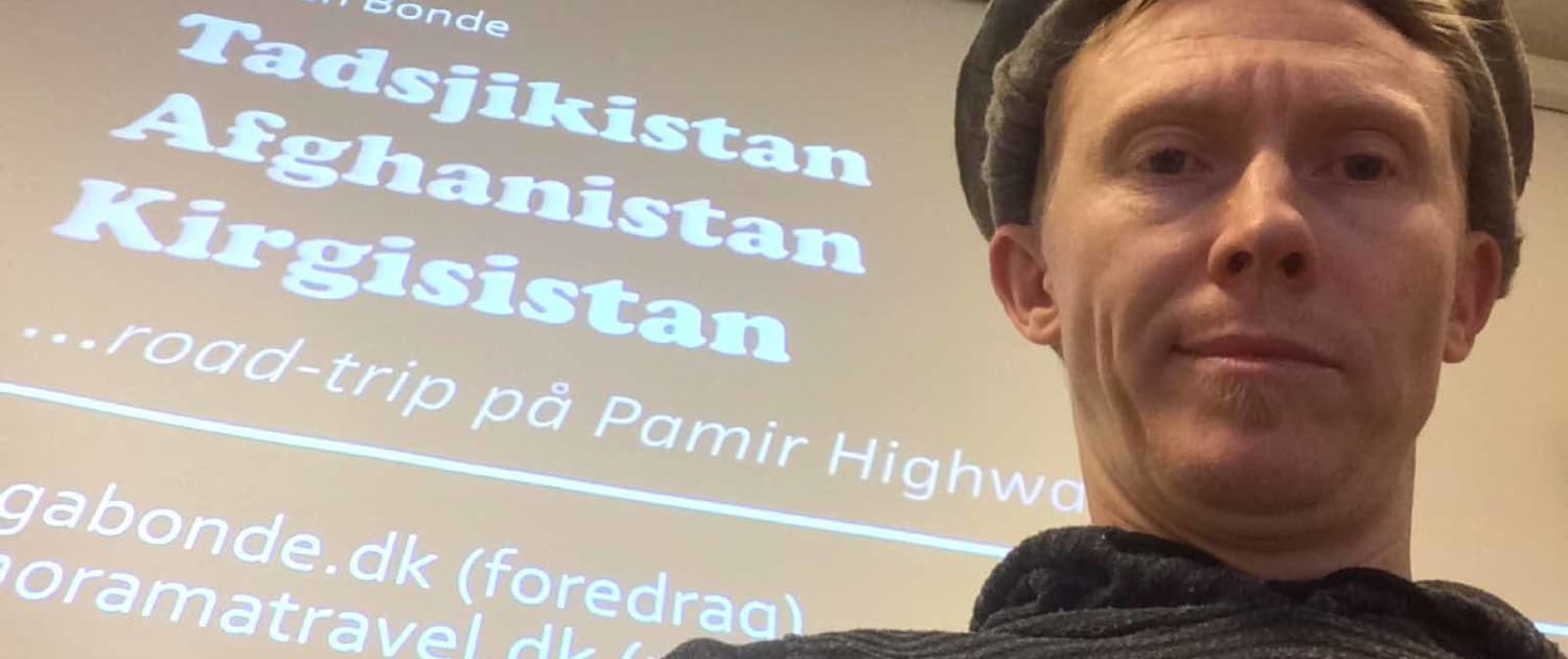 Søren Bonde holder foredrag om Pamir