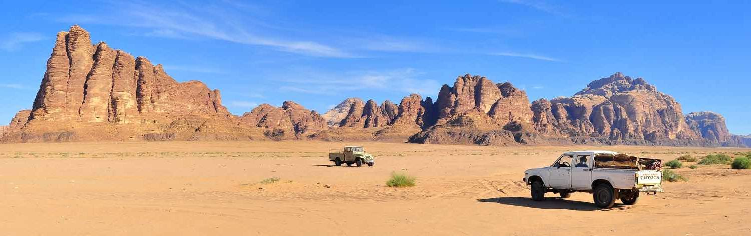 Wadi Rum i Jordan