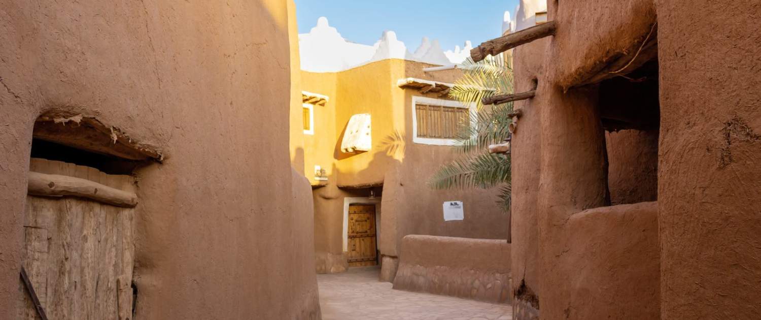 Ushaiger landsby i Saudi Arabien