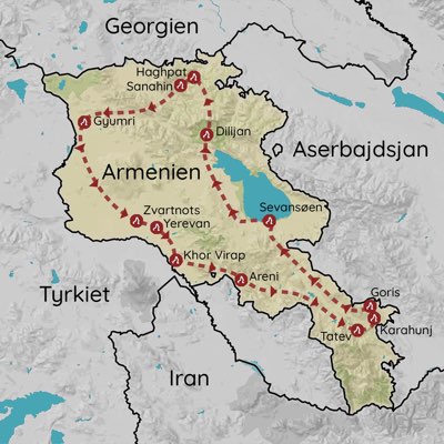 Rejse til Armenien i påsken