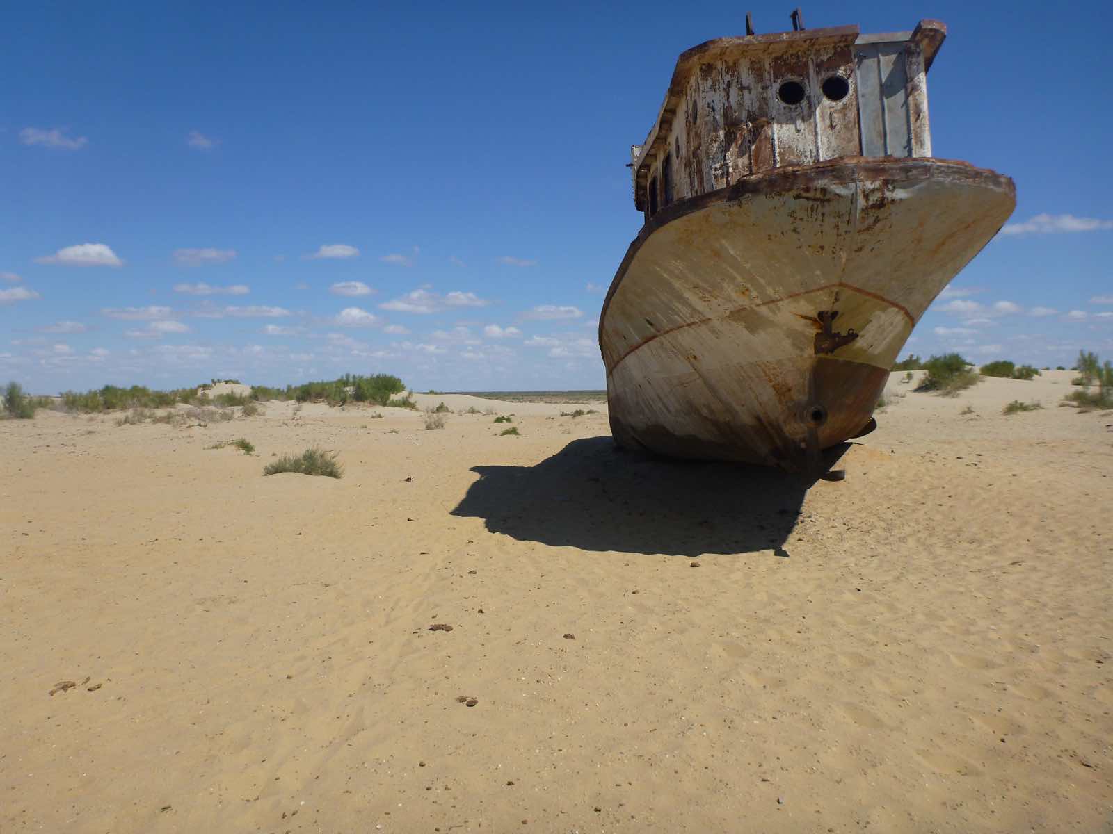 Aralsøen i Usbekistan