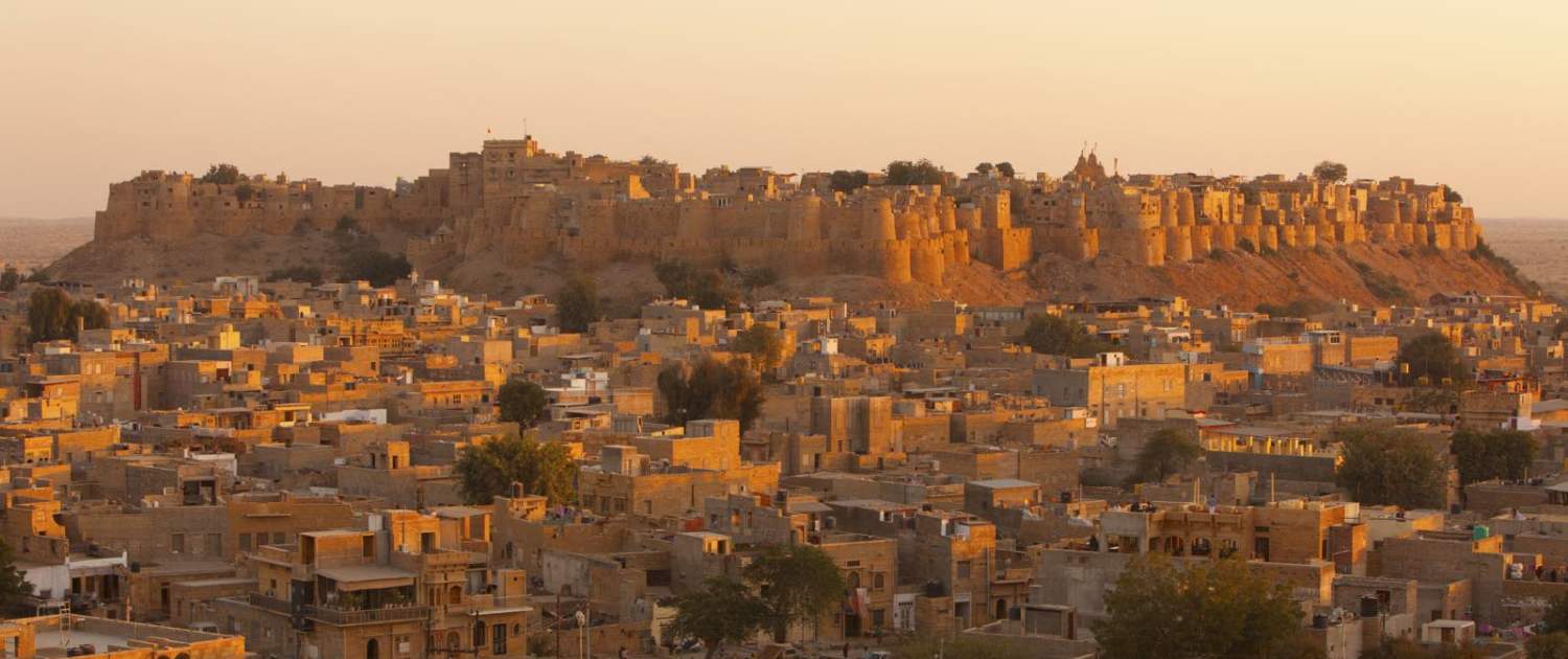 Jaisalmer i Rajasthan på rejse til Indien