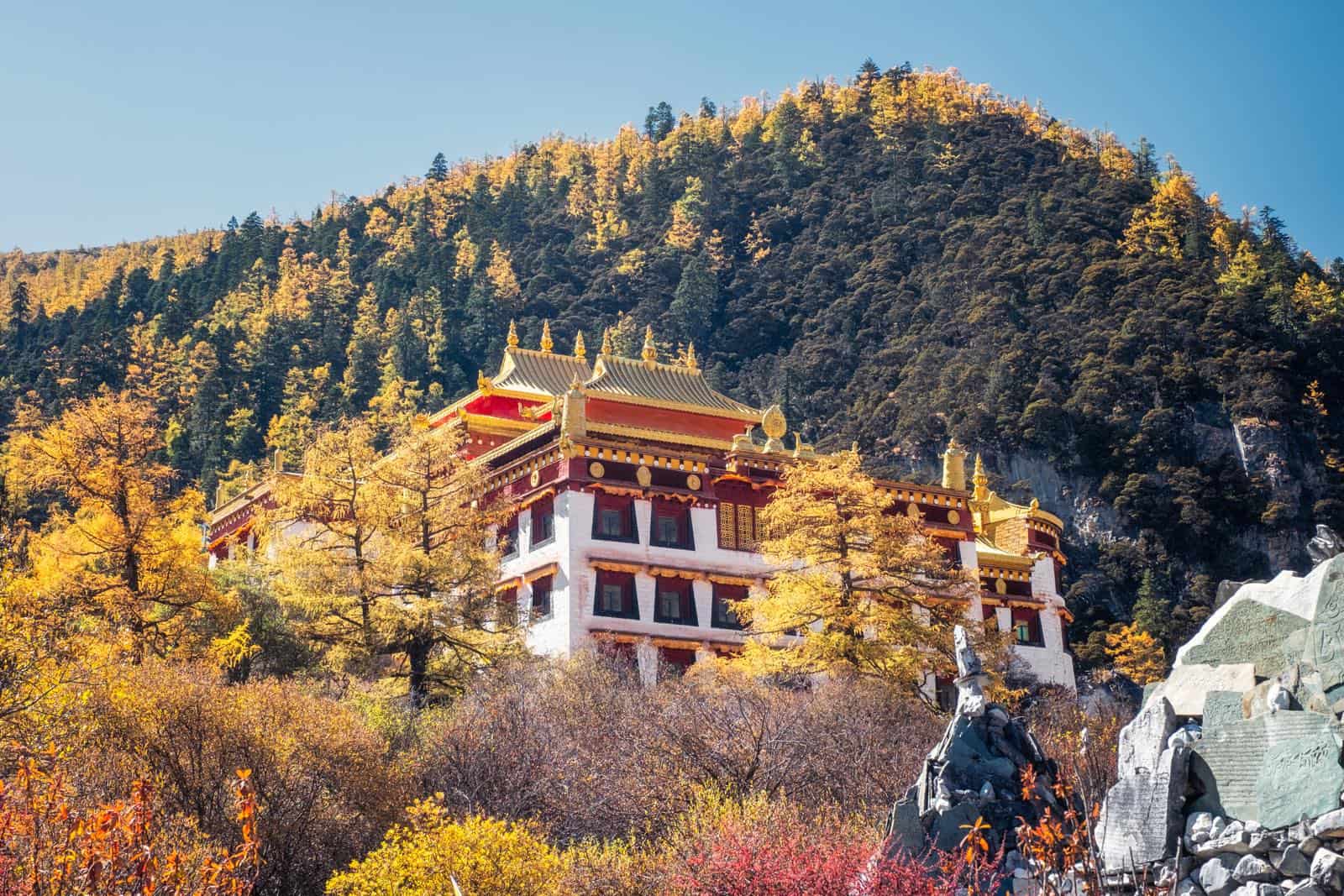 Yading - Chong Gu Kloster - rejse til Kina