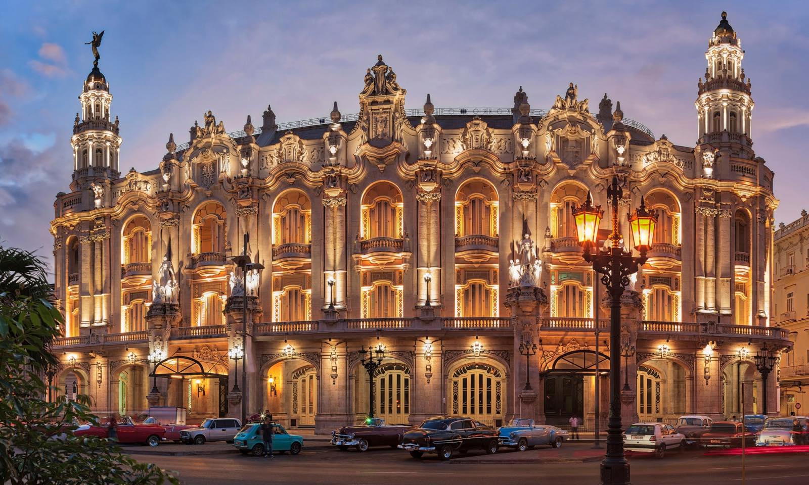 Den nyrestaurerede opera i Havana