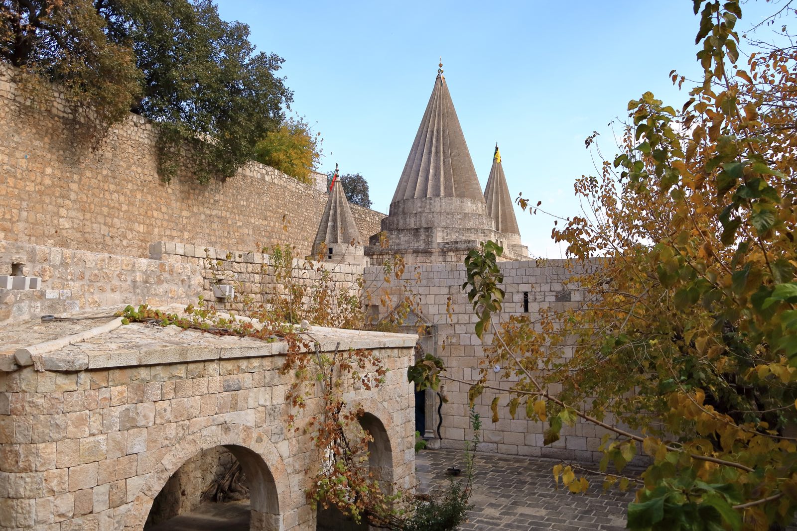 Lalish - Yazidi temple - Kurdistan på rejser til Irak