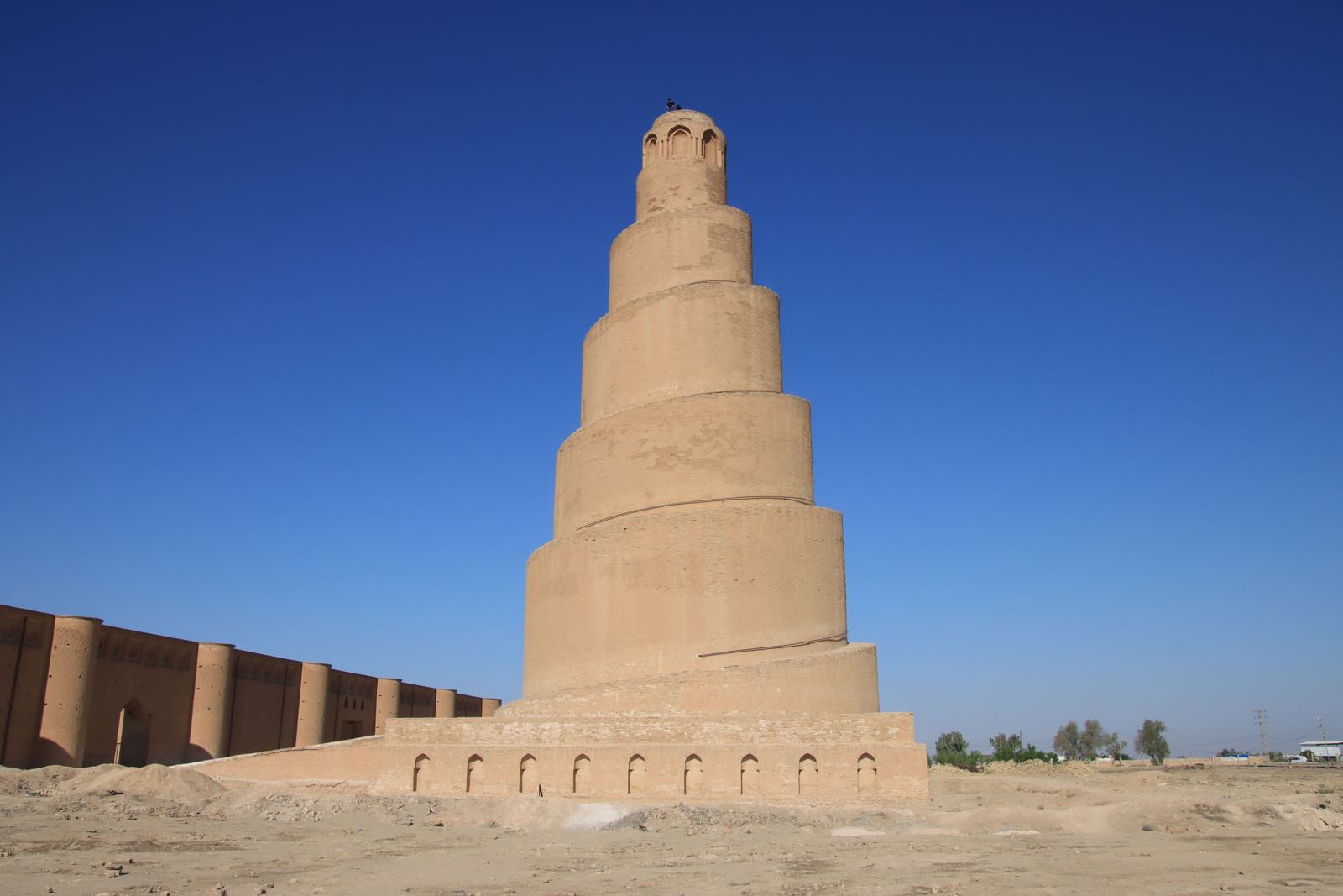 Samarras berømte minaret på rejse til Irak