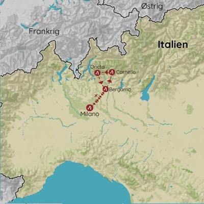 Rejse til Italien, Bergamo