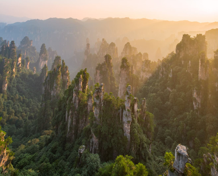 Zhangjiajie på rejse til Kina