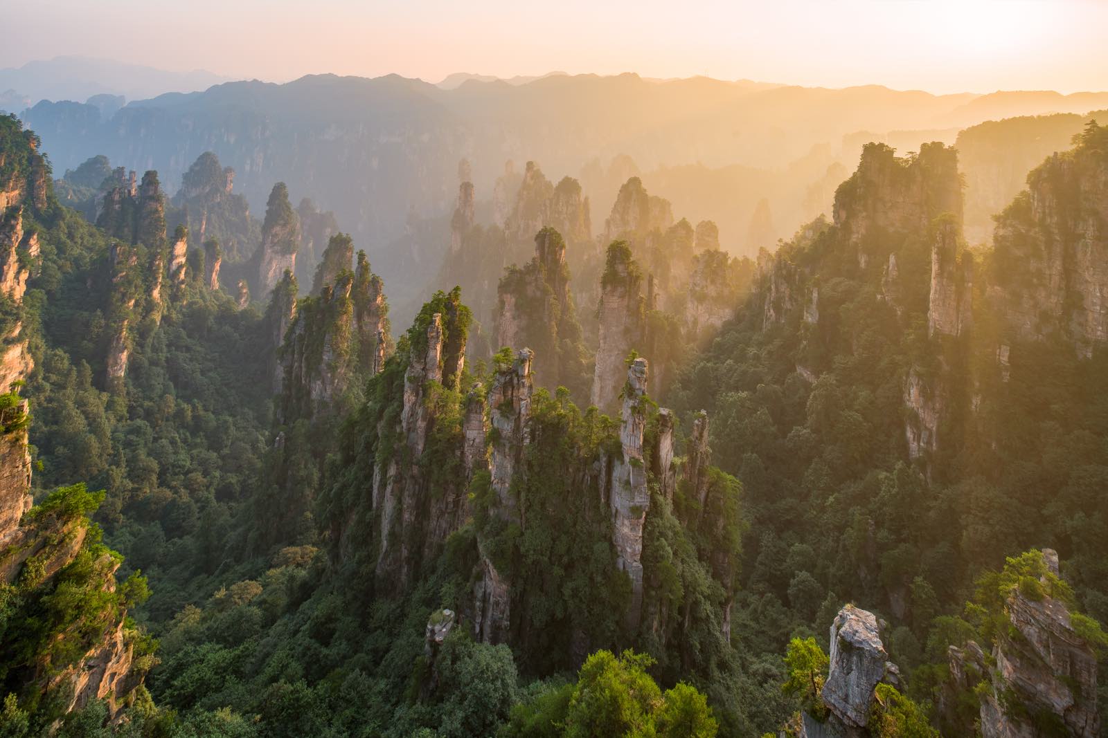 Zhangjiajie på rejse til Kina