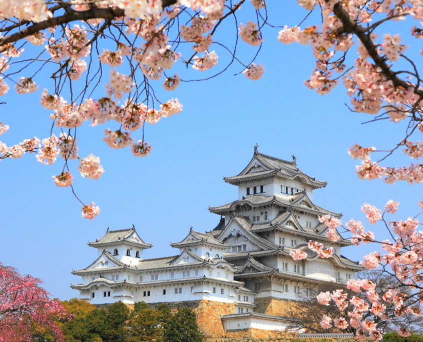 Himeji Borg på rejser til Japan