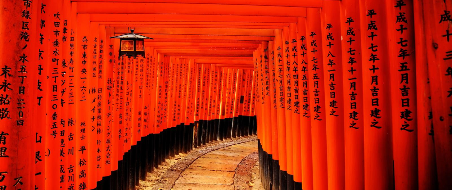 Kyoto - Torii Gates - på rejse til Japan