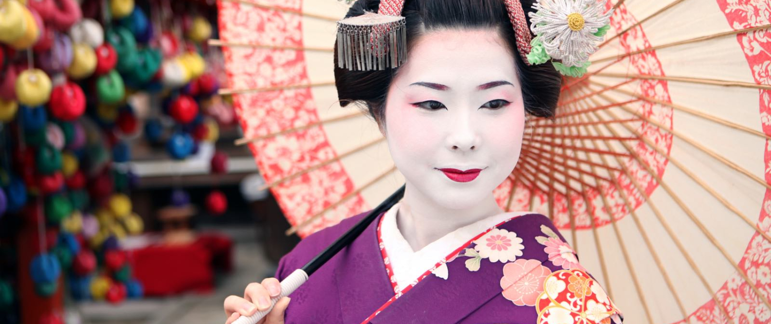Kyoto - geisha - på rejse til Japan