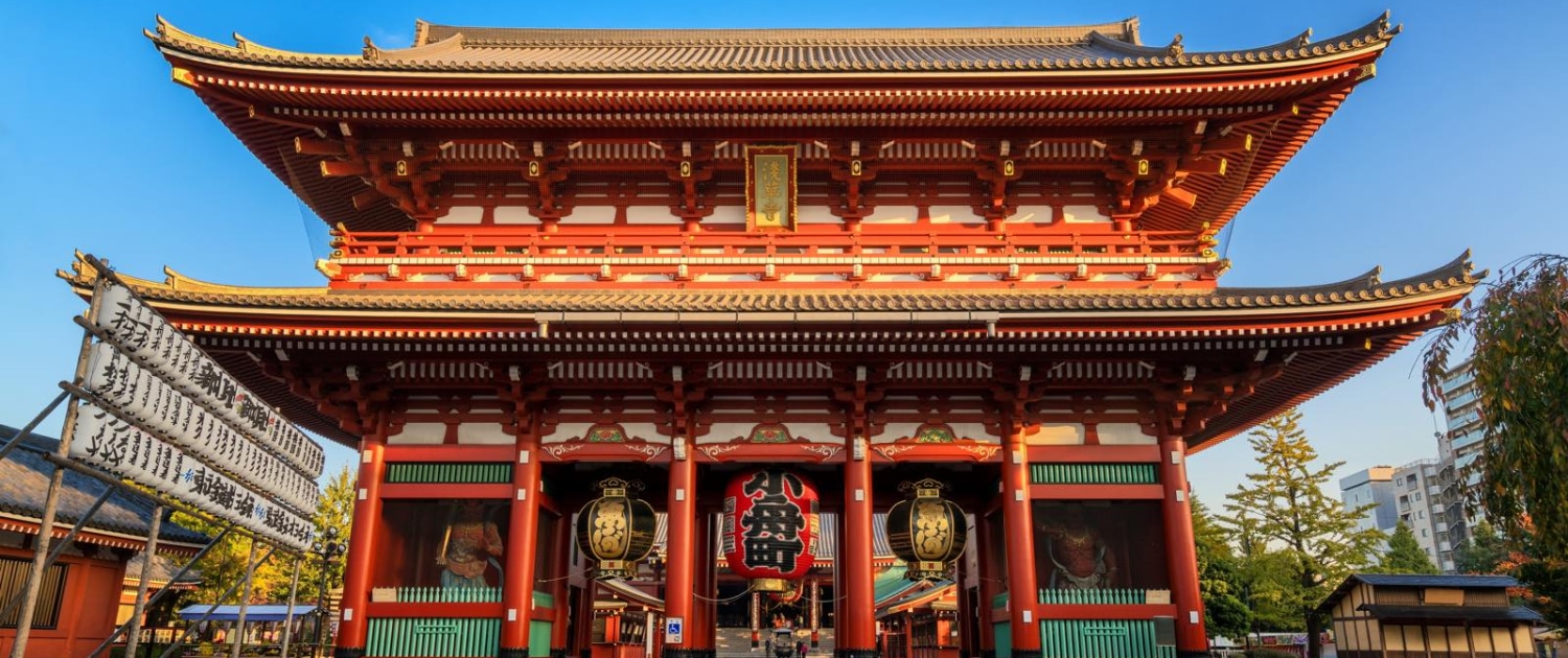 Tokyo - Sensoji-ji Temple på rejser til Japan
