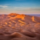Ørkenbyen Merzougai Saharaørkenen